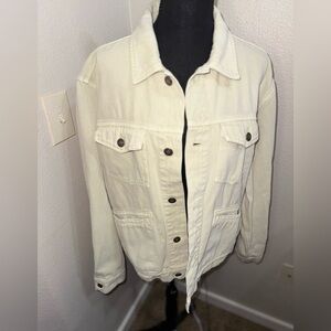 Neuw‎ Off-White Denim Gorpcore Utility Jacket- Size XL
